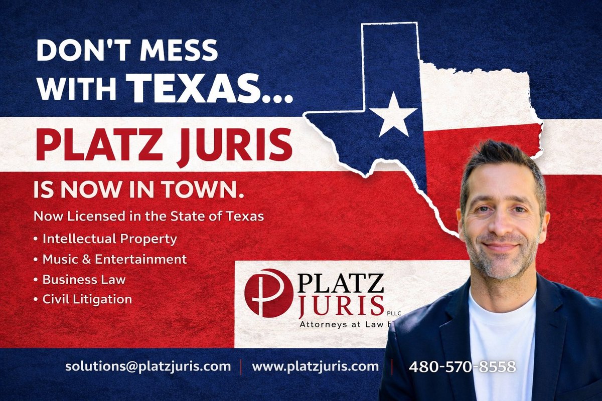 platzjuris's tweet photo. Looking forward to serving clients in the Great State of Texas! https://t.co/60Bc0rHm5w