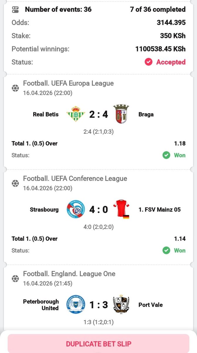 Simba_tips's tweet image. 💥4 DAYS SGR 💥
⚡️Day1 ✅
 ⚡️Day2 ⁉️
♻️Goals will rain 
🎯3.1K Odds 
LET'S SAIL SMOOTHLY 🥳🥳🥳🥳
        Register here‼️‼️‼️‼️
REG📲📲 db-bet.co/DBO_
#Promocode 👉DBO 
Whatsapp 🔰🔰🔰
chat.whatsapp.com/HCtMRja6yJFEvs…