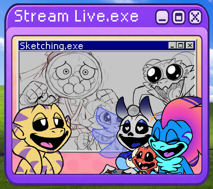 KevDnG's tweet image. 🔥 twitch.tv/kevindng 🔥
we’re back at it 💛Going LIVE with @Frag_Raptor and for some MORE relaxed sketching and good vibes, join us! 
#LiveArt 
#ChillStream 
#ArtStream 
#stream 
#twitch
