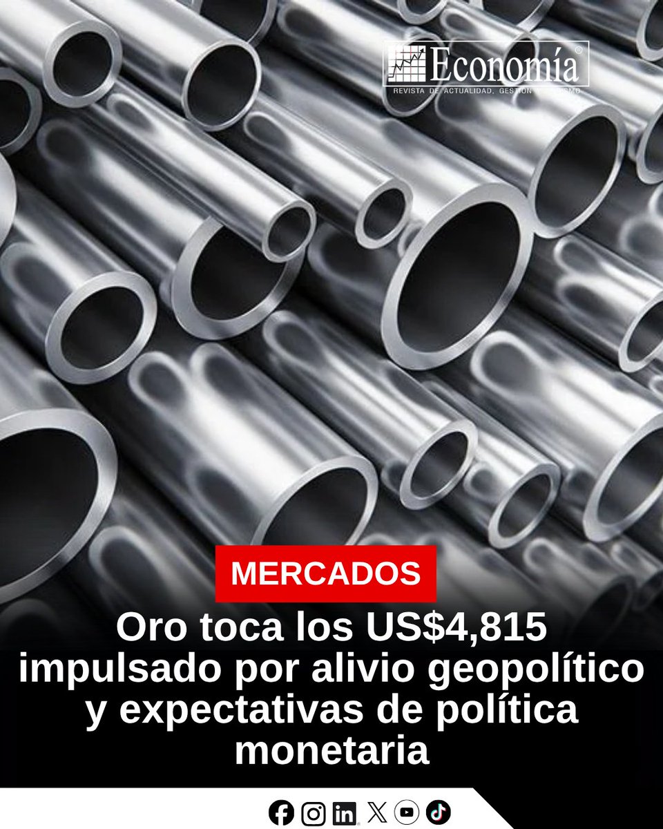 EconomiaRevista's tweet image. 📌🔗El aluminio alcanza máximos en 4 años por tensiones entre EE.UU., Israel e Irán. Riesgos globales golpean el suministro. #Aluminio #Mercados #Geopolítica #Economía

revistaeconomia.com/aluminio-alcan…