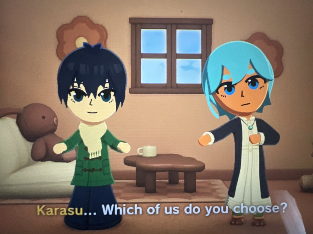 hokrluv's tweet photo. karasu picking between suicide or 10 puppies https://t.co/ZkgCQQKxRR