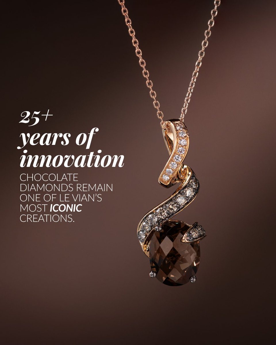 Le_Vian's tweet image. All about the #ChocolateDiamond 🤎

Rich in color. Rooted in nature. Defined by Le Vian.

levian-jewelry.visitlink.me/Ai_KYH

#FineJewelry #JewelryEducation #DiamondJewelry #JewelryDesign