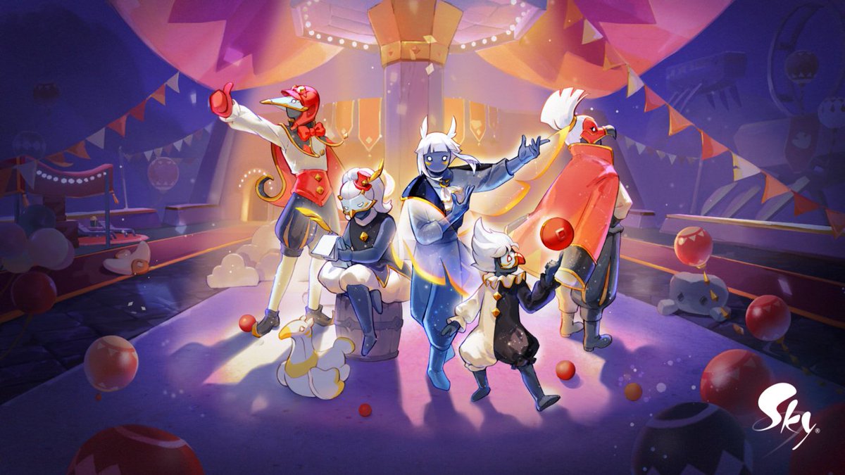 星の子どもたちの皆々様、まもなくショーの開幕です！ 🤩🎪

#thatskygame #Sky星を紡ぐ子どもたち