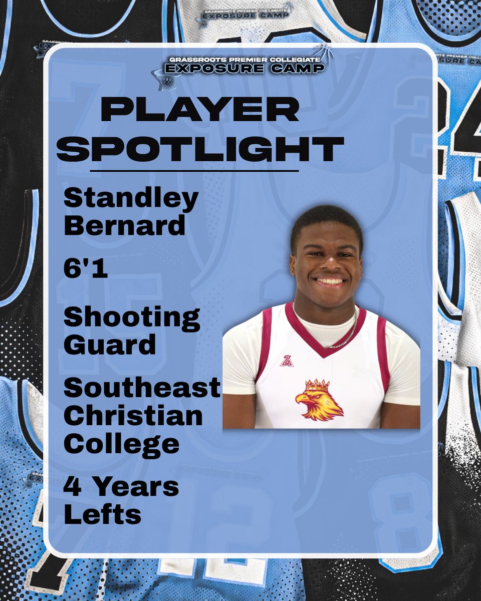 GPCECBASKETBALL's tweet photo. 🚨Transfer Alert 🚨 

Our next player spotlight for our 2nd Annual Spring Showcase is Standley Bernard 📸 

📆 Sunday April 19th, 2026
📍 Southeastern Prep
🔗 https://t.co/wvaNTCoexu 
💡 Player Spotlights 

#basketball #Recruiting #showcase #GPCEC https://t.co/DENjdrAxaY