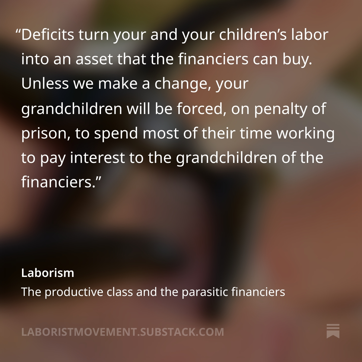 Against the unearned increment tweet media