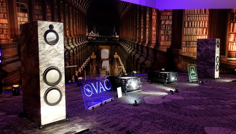 AudioholicsLive's tweet image. Just heard the @AcoraAcoustics MRC 5.2D speakers at AXPONA:

🪨 Natural stone cabinets
💎 Diamond tweeters
💰 Starting at $58K/pair
Ultra high-end. Zero compromises.
Would you run them?

#Audiophile #HiFi #HighEndAudio