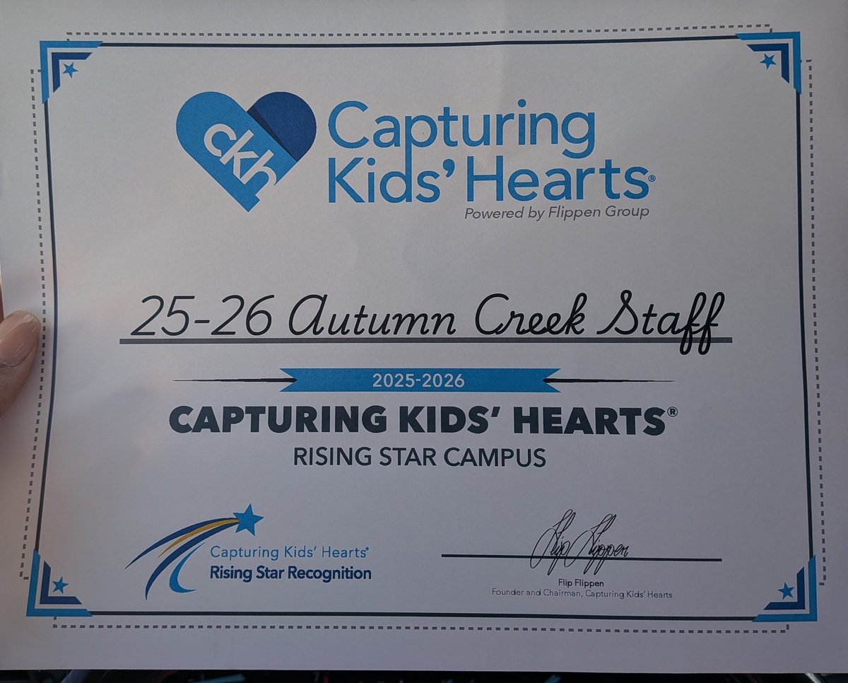 MissJ_ACE's tweet photo. The excitement abounds!!!! @HumbleISD_ACE is SO elated to be named a Rising Star Campus with @iheartckh 💙🧡💙 We are all dedicated to making school the BEST part of a kid's day! #AllHearts #AllHands #AllIn #GrowthWINS https://t.co/jpDM59PFyY