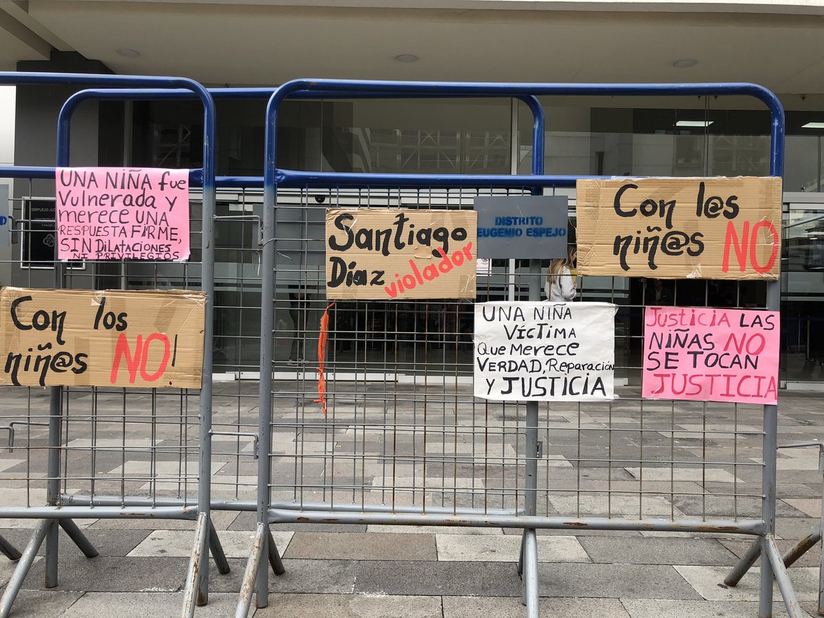 Hoy inicia la audiencia de juzgamiento. No es un día más: es una oportunidad para que la justicia le responda a una niña. #JusticiaParaLaNena #AltoAlAbusoSexualEC
<a href="/FiscaliaEcuador/">Fiscalía Ecuador</a>
<a href="/CJudicaturaEc/">Consejo de la Judicatura</a>

<a href="/DamianLarcoG/">Damián Larco Guamán</a>

<a href="/DanielNoboaOk/">Daniel Noboa Azin</a>

<a href="/Presidencia_Ec/">Presidencia Ecuador 🇪🇨</a>

<a href="/NielsOlsen/">Niels Olsen</a>