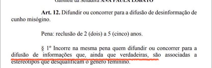 ancapsu's tweet photo. Estou me sentindo excluido da festa. @ErikakHilton @jorgemessiasagu 

Olha o absurdo desse projeto de lei que é tão real que estão tentando criminalizar coisas verdadeiras exatamente como previsto nesse PL da Misoginia. https://t.co/j7UvX1Qrkg