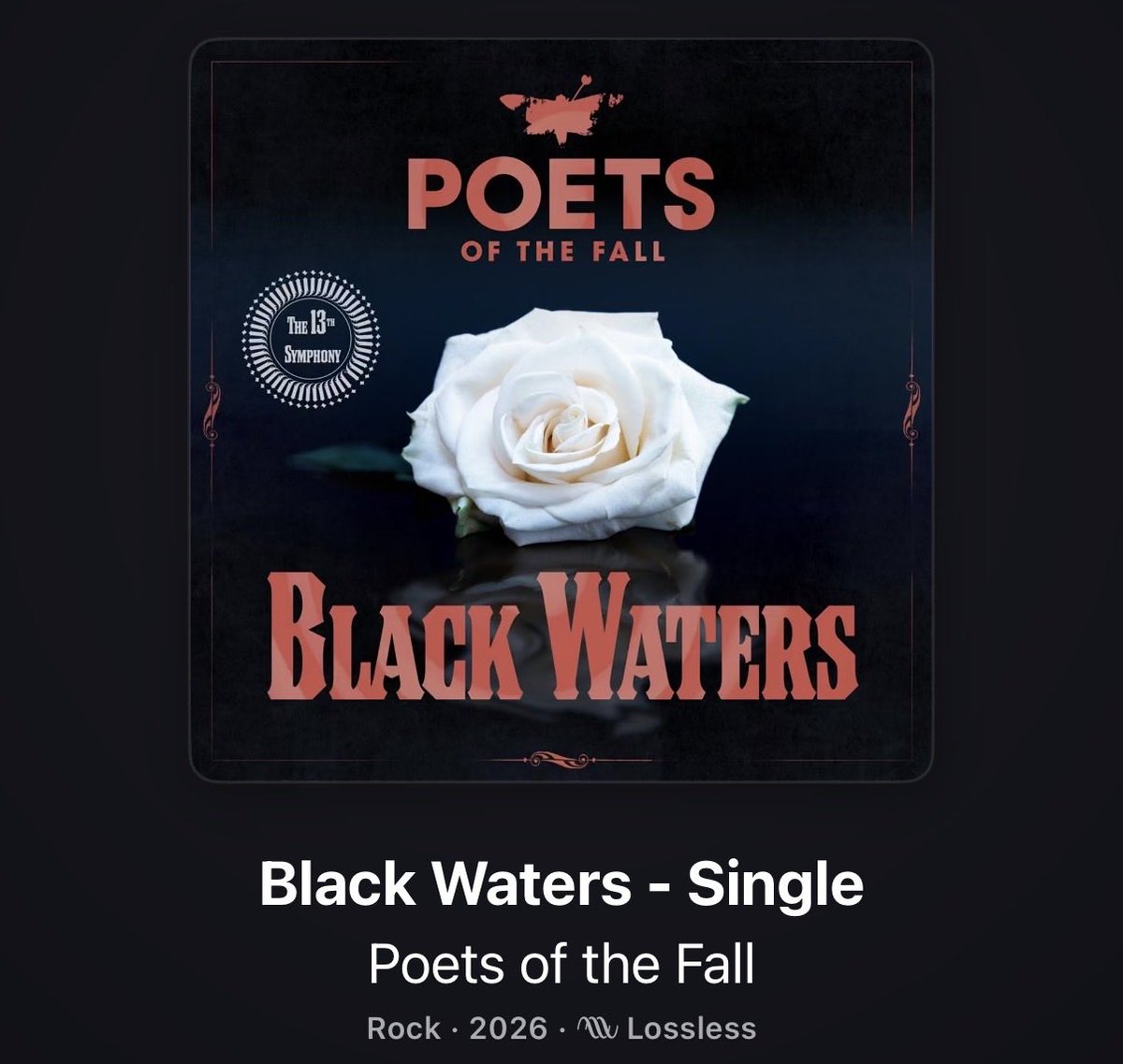 Das endlich vollendete Lied, dass ursprünglich auf ihrem Album "Carnival of Rust" veröffentlicht werden sollte. Zum Jubiläum haben sie es fertig gestellt. Im September darf ich sie endlich live sehen 🥹. Poets of the Fall