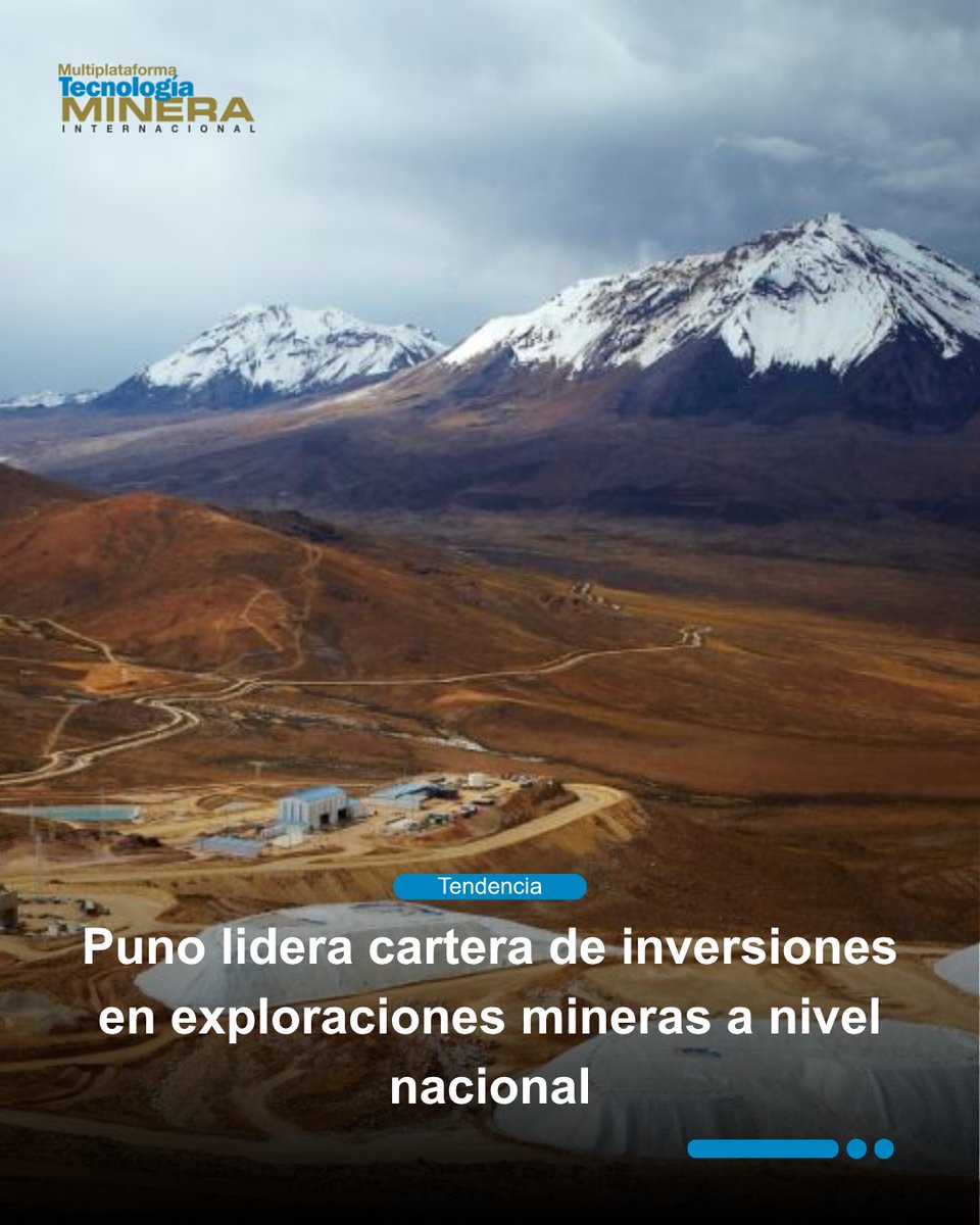 📌  Con 5 proyectos valorados en US$ 146.2 millones, destaca por su alto potencial en oro, cobre, plata, estaño y uranio.

👉 Conoce más aquí: acortar.link/Slmr4Q
