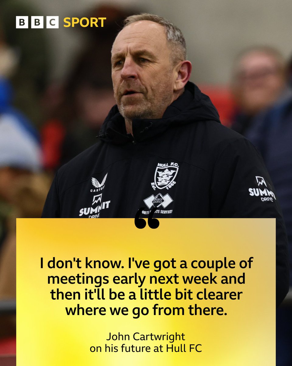 HumbersideSport's tweet photo. 🗣️ John Cartwright on whether tonight's defeat to St Helens will be his last game at @hullfcofficial

🎧 Listen here: https://t.co/LpJTWaRppp

#COYH | #BBCRL | @RadioHumberside https://t.co/Wn50umHaad