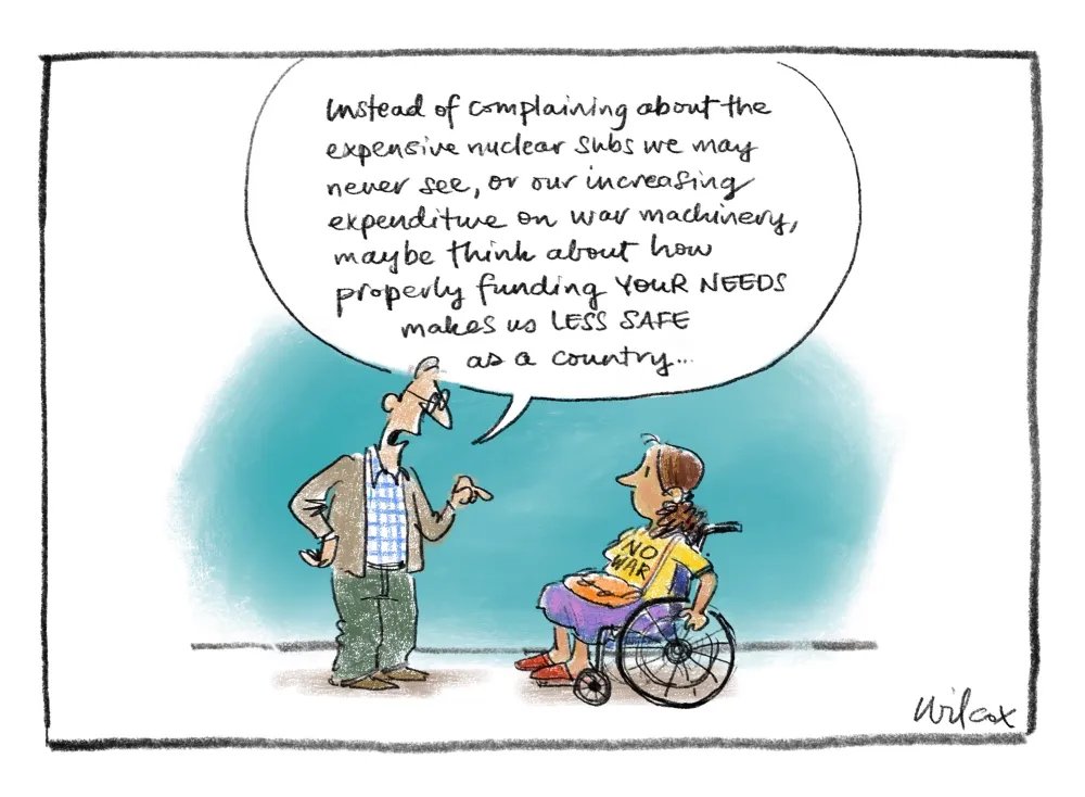 JonesHowDareYou's tweet image. Wilcox. #auspol #priorities