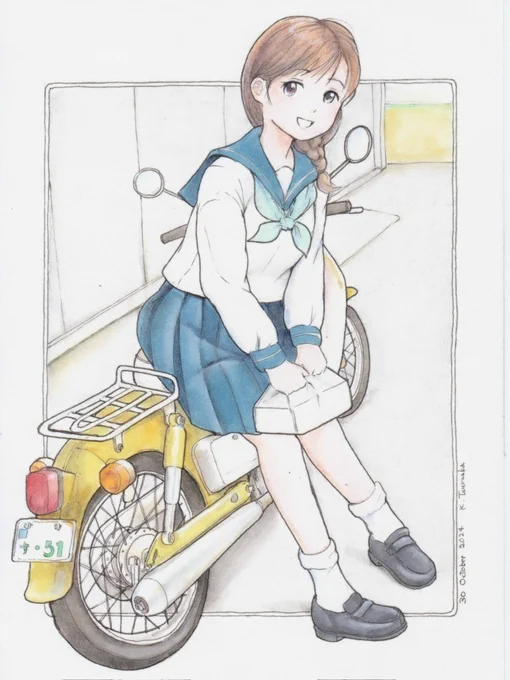 #クルマやバイクを描いてる人は見せびらかしましょう 見せびらかしますね。