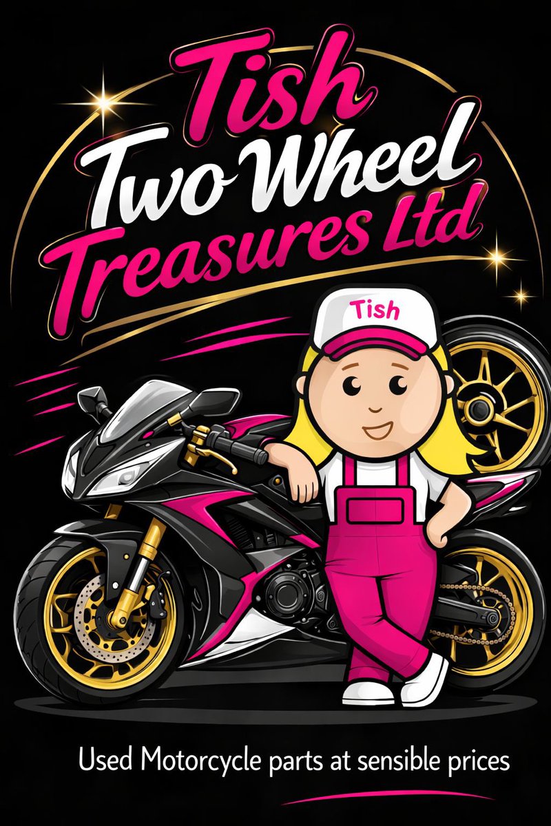 Not sure If many of you lot know but as well as working a full time ‘real job’ , I also am part time self employed &amp; have been a fully fledged business owner. My companies house anniversary is next month :) ebay.us/m/qUTk0n

#BikeSales #MotorcycleParts #BikersDaughter