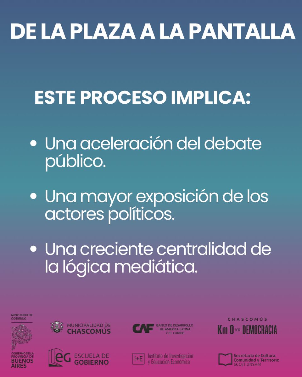 CatedraDyP's tweet photo. ‼️ Nueva síntesis de la clase 2 del Módulo 3: Teorías clásicas y contemporáneas de la democracia a cargo del Dr. @aleruizbalza #DemocraciaYParlamentoFuturo

🔎 La democracia ya no es un modelo cerrado, sino un proceso en constante adaptación.

📆Próxima clase: 23/04 https://t.co/fTIC3IrSZE