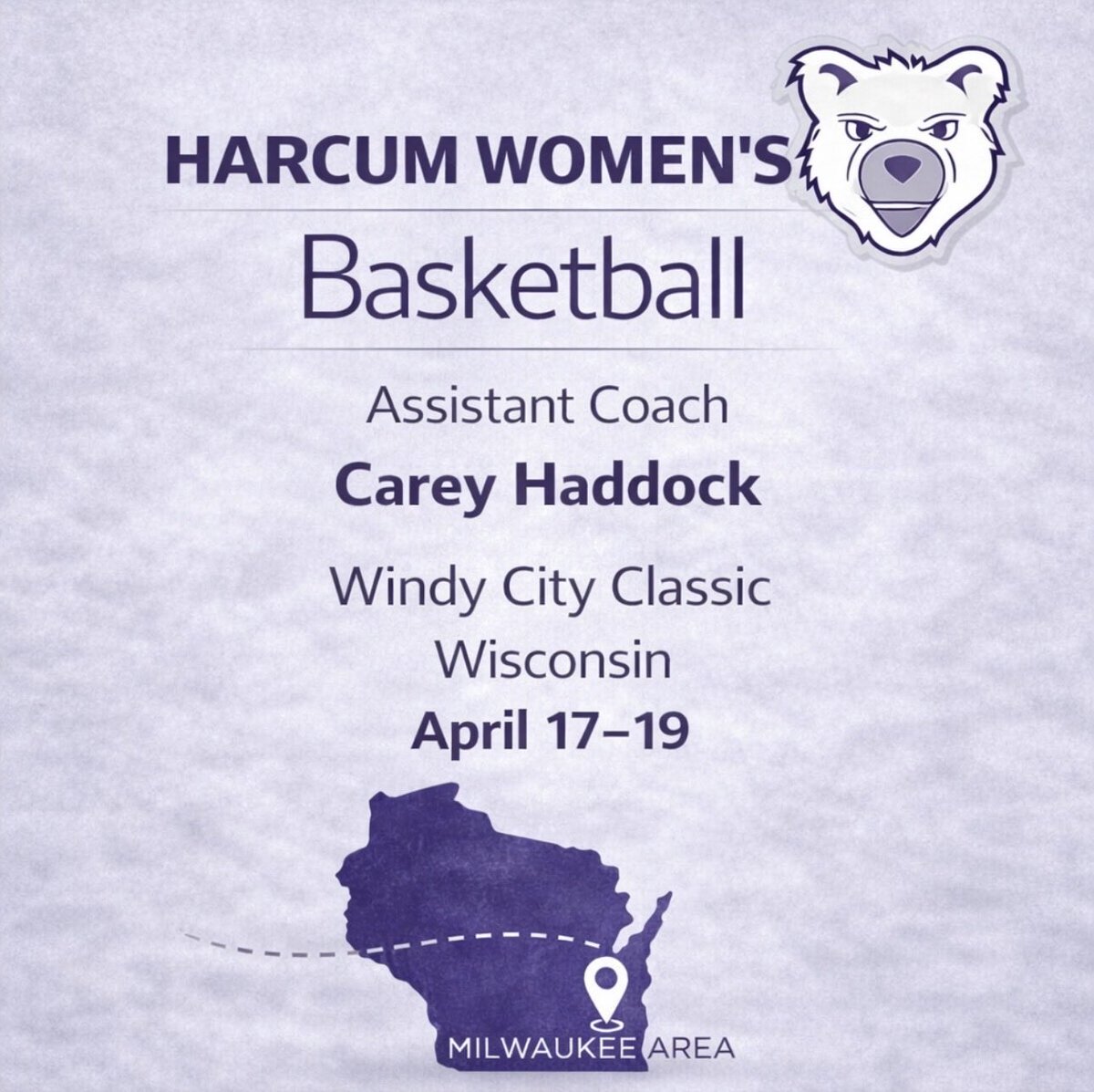 HarcumWBB's tweet image. On the road this weekend ✈️

Our staff will be out evaluating and recruiting, looking for the next group of players ready to make an impact.

Future Harcum Lady Bears… we’ll see you soon. 🐻💜

#Beardown #HarcumWBB #Recruiting #JUCOtoDI