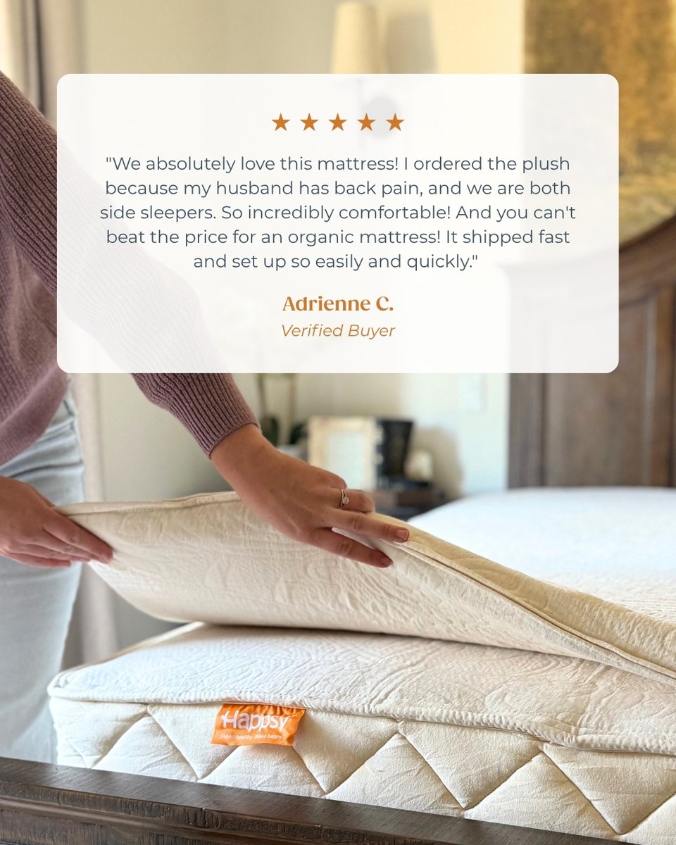 happsysleep's tweet photo. You said it best. 💬🧡
(And we couldn’t agree more.)

https://t.co/FCTdEKgWme
#OrganicMattress #MattressReviews #Mattress #ComfortableSleep #MattressShopping https://t.co/kMriErG0Zo