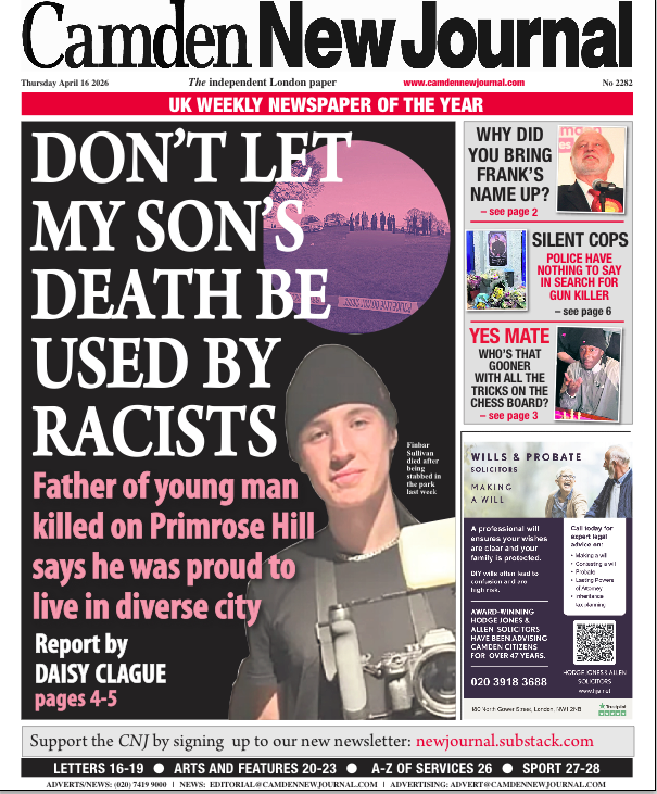 Camden New Journal tweet media