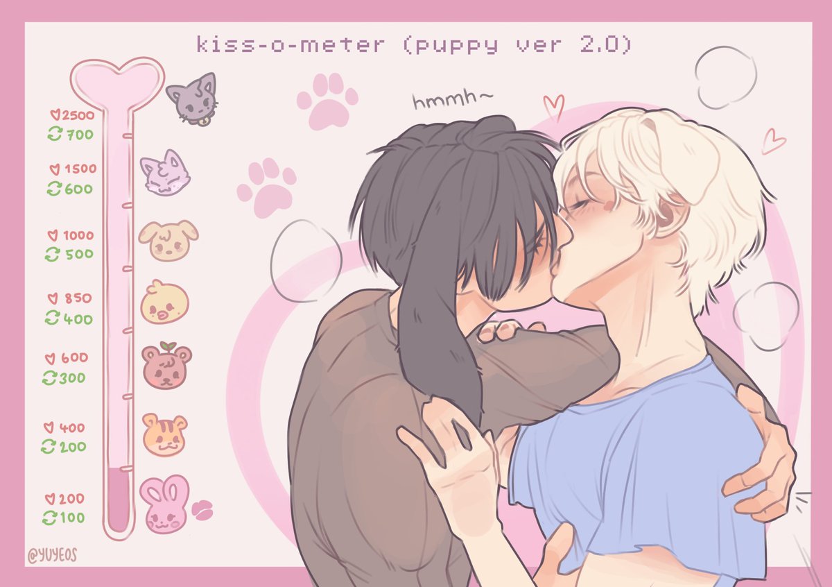 1/7: 🐰👑 bunny kisses