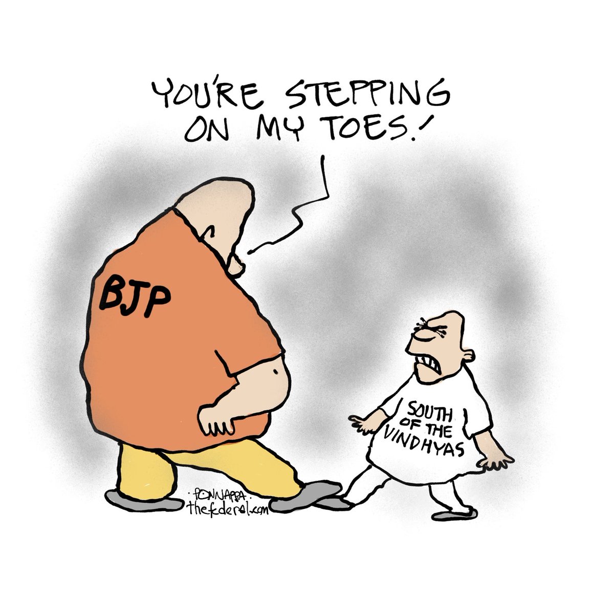 PonnappaCartoon's tweet image. #India #Hindi #Belt #South #cartoon