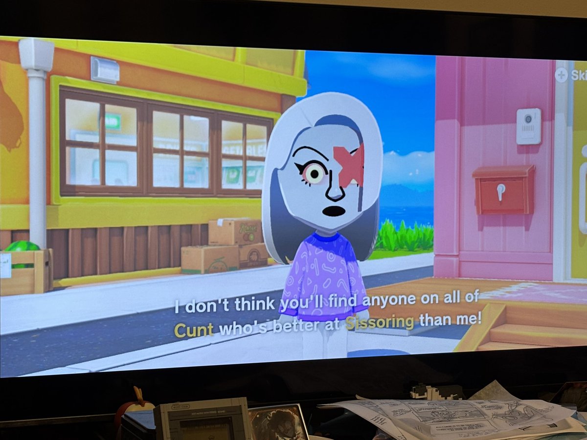 UltimateNewsboy's tweet photo. Oh tomodachi life… it’s only been a day and it’s so beautifully cursed https://t.co/TVtaN2VAJ2