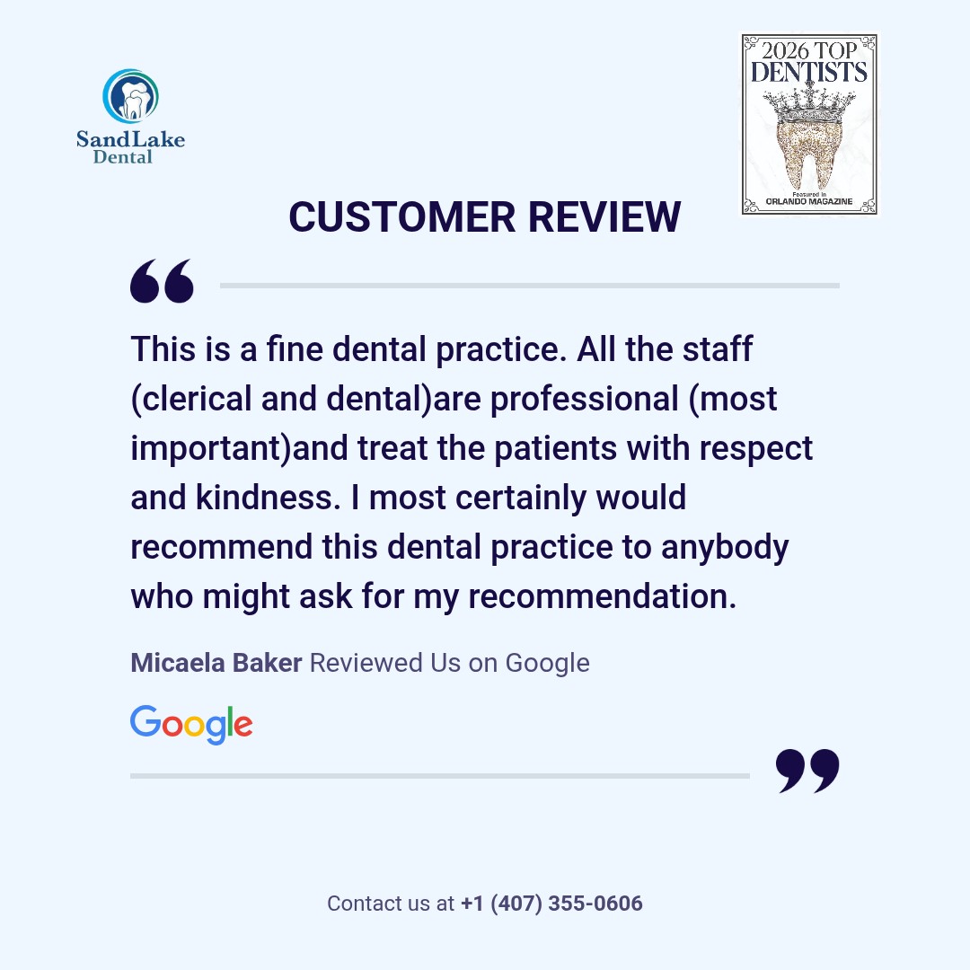 SandLakeDentist's tweet image. Feedback like this makes our day! How has our service added value for you? Drop a comment—we’d love to hear from you! #ClientReview #HappyCustomer #PositiveFeedback