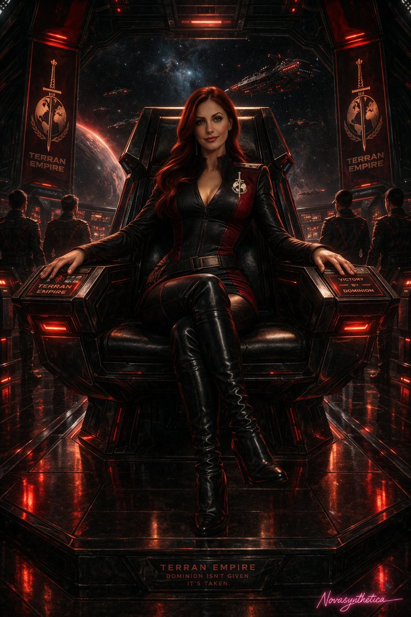 BriFelk's tweet image. Your world isn’t yours anymore.

We don’t explore.
We don’t negotiate.
We take.
Kneel… or be made an example.
The Empire is already here.
#TerranEmpire #SciFi #AIart