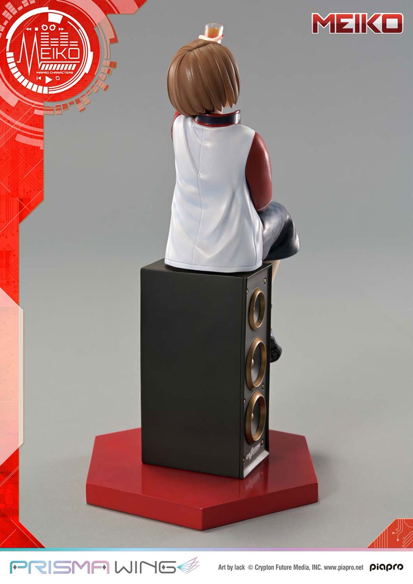figsoku's tweet photo. 【ピアプロ】PRISMA WING「MEIKO “Art by lack”」フィギュア
【予約開始】
価格32,890円(税込)
2027年7月発売予定
https://t.co/pjd5vIPyho
#プライム1スタジオ #PRISMA_WING #ピアプロ https://t.co/udm68p7LQJ