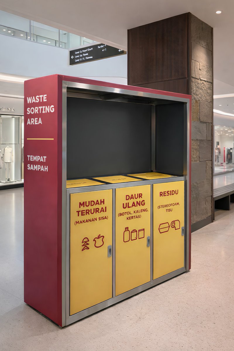 jayastainlessbm's tweet image. Upgrade Area Publik dengan Estetika &amp;amp; Kebersihan! 🗑️✨

Tempat Sampah 3 in 1 + Panel Penutup custom Kemayoran Mall Jakarta. Material premium, anti-karat, dan bikin ruangan makin rapi! 📱 081617408997 (Mia)

🎥 youtube.com/shorts/IMgtRfe…
jayastainless.com/product-catego…

#InteriorMall #kantor