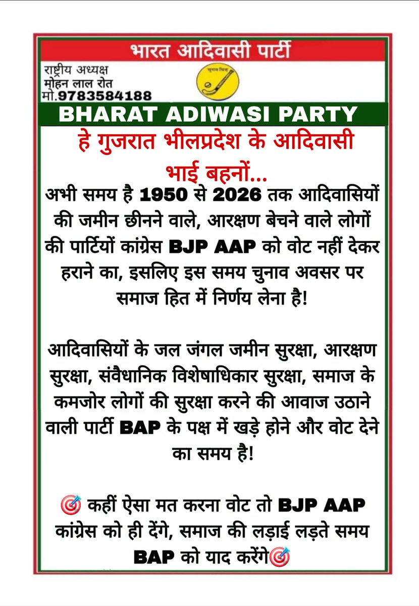 BAP Gujarat tweet media