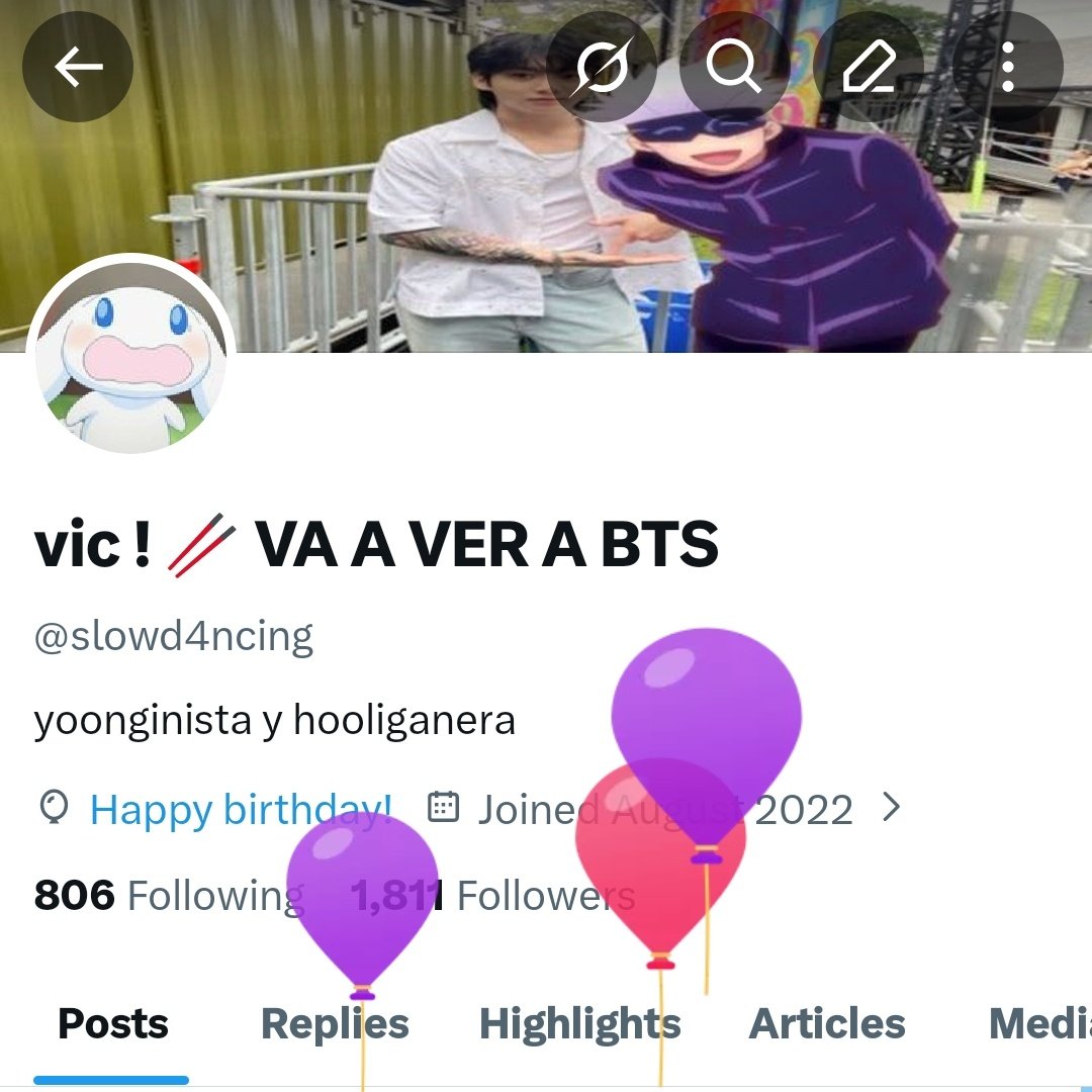 vic ! 🥢 VA A VER A BTS tweet media