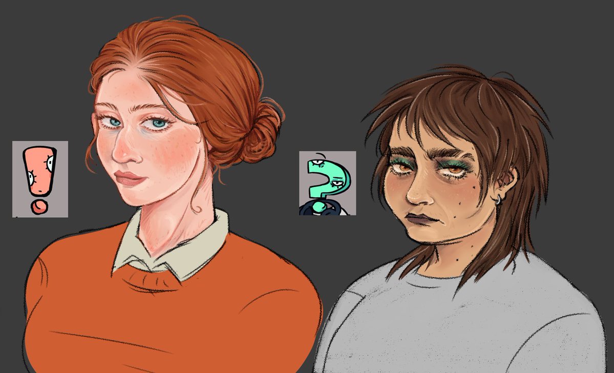 lmpcrv's tweet image. Exla and Que’s human versions!

#puzzleheads