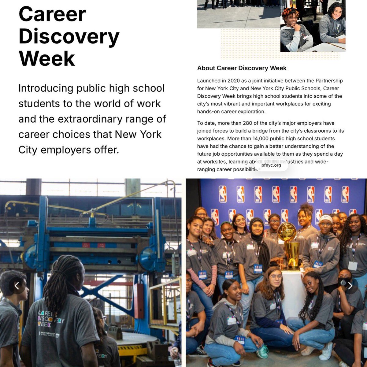 RKBlueprints's tweet image. Brooklyn Builds the Future: Career &amp;amp; Innovation Fest for over 300 high school students across Brooklyn, NYC to wrap up 2026’s Career Discovery Week (pfnyc.org/career-discove…) - keep learning, keep teaching #business #technology #creativity