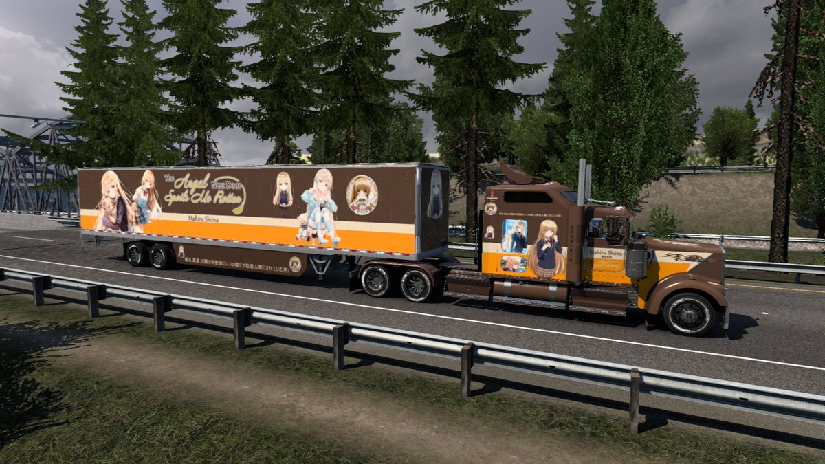 KiritoTrucker's tweet image. Good Morning😎🌸🦅🦾🚂

@SCSsoftware 
#AmericanTruckSimulator 
#ATS 
#Kenworth 
#W900L 
#itasha 
#お隣の天使様にいつの間にか駄目人間にされていた件
#OtonarinoTenshisama
#椎名真昼
#BestCommunityEver