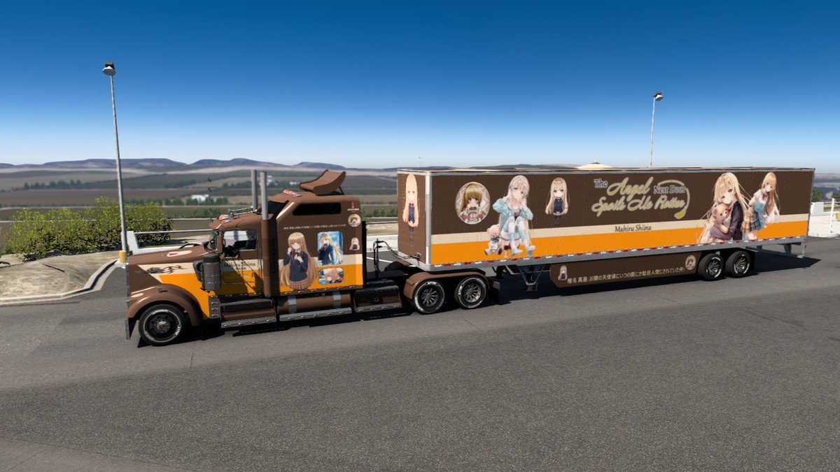 KiritoTrucker's tweet image. Good Morning😎🌸🦅🦾🚂

@SCSsoftware 
#AmericanTruckSimulator 
#ATS 
#Kenworth 
#W900L 
#itasha 
#お隣の天使様にいつの間にか駄目人間にされていた件
#OtonarinoTenshisama
#椎名真昼
#BestCommunityEver