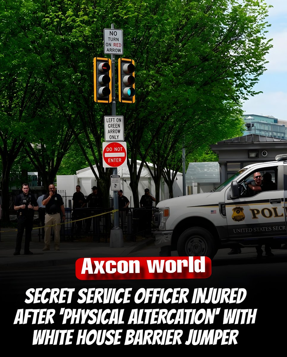 Axirononline's tweet image. 🚨 BREAKING: Secret Service Officer Injured After Physical Altercation With White House Barrier Jumper at Axcon World
#BreakingNews #SecretService #WhiteHouse #WashingtonDC #AxconWorld