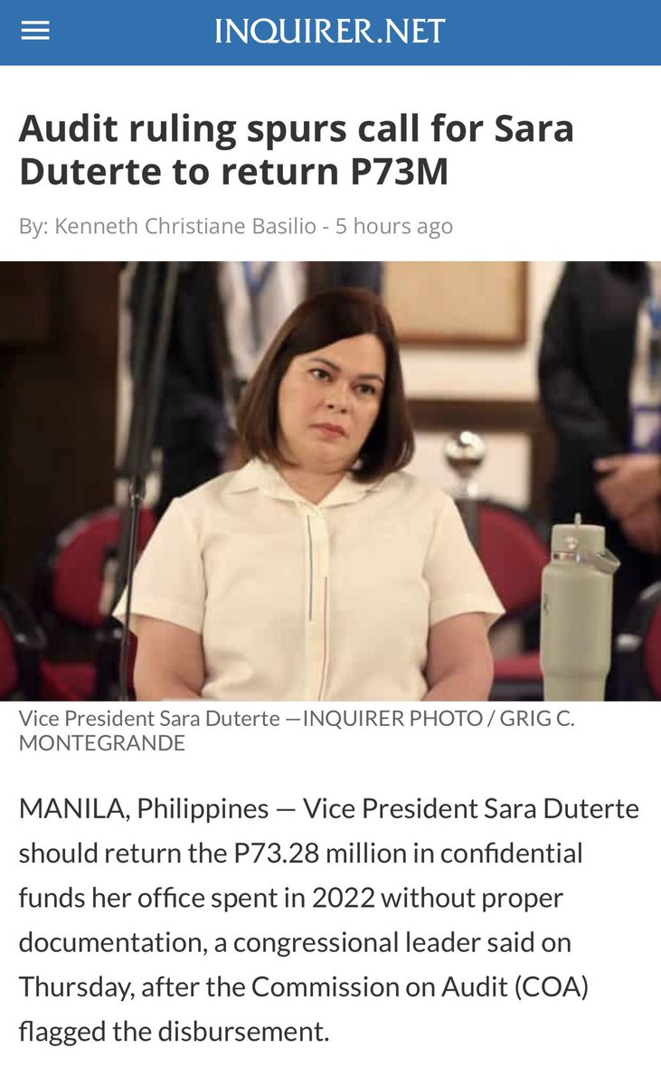 Pag di mo nakuha ang gusto mo, YOU ARE DENIED DUE PROCESS! Nasanay ka kasi sa Davao na walang kumukwestiyon sa mga transaction ninyo sa city hall. Takot lang ng COA sa inyo! Paano ba namang makakalusot yang si Mary Grace Piattos, Milky Secuya and company, eh halatang-halata
