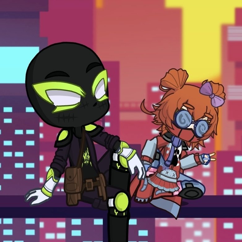 SpectralSpider2's tweet photo. So I was a little bored and decided to do a future Deakin and Penny (his daughter takeover! So for a while it's gonna be these two goobers Messing around. And for anyone curious on simple info here's some fun facts about them// https://t.co/4KafWodoDU
