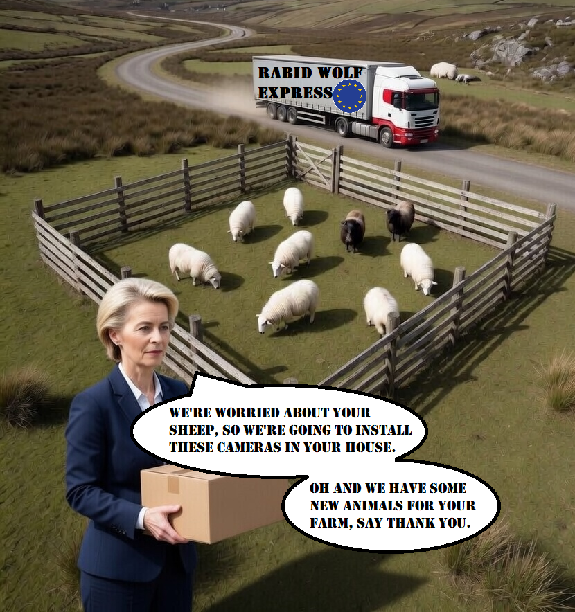 <a href="/vonderleyen/">Ursula von der Leyen</a> <a href="/EmmanuelMacron/">Emmanuel Macron</a> If you were concerned with child safety you'd stop importing predators. 
You're not.

If you were concerned with child safety you'd stop predators from approaching children.
You're not.

If you were concerned with child safety you'd throw out imported predators we've caught.