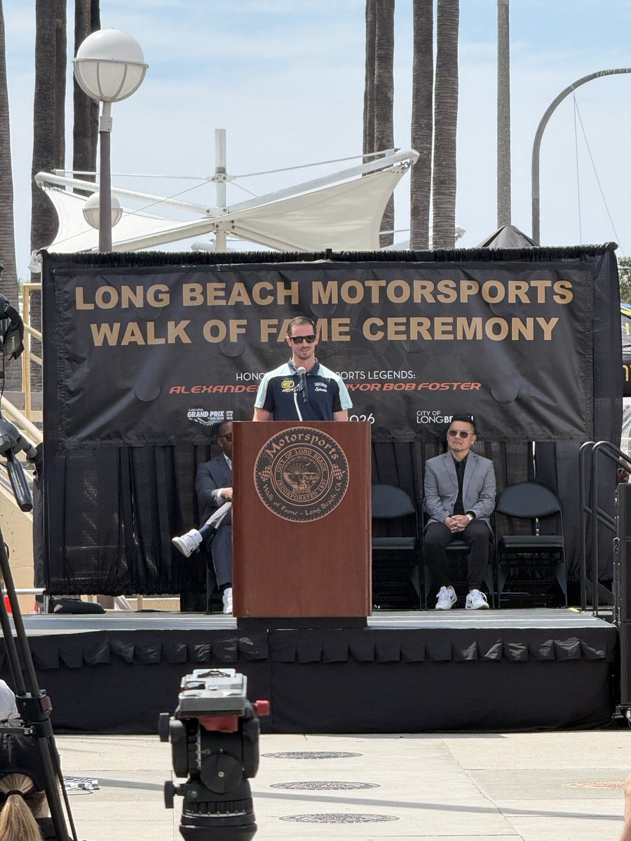 RaceletsPodcast's tweet photo. Big congratulations to @AlexanderRossi on his induction to the @GPLongBeach Walk of Fame! Well done sir 👏🏻 @ECRIndy @IndyCar 

#Indycar #AGPLB https://t.co/XVvWFj6b3h
