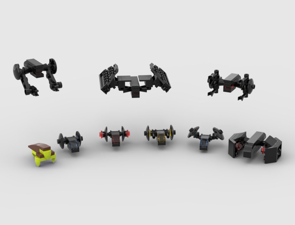 Rebrickable's tweet image. Drone Batch 1 by Brickbat Designs reb.li/m/258986?spot=… #lego #rebrickable #legomoc