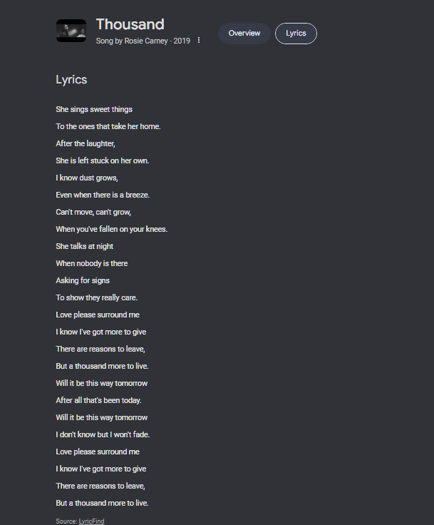 #pittspoilers spoilers 

this is the song robby puts on for baby jane doe