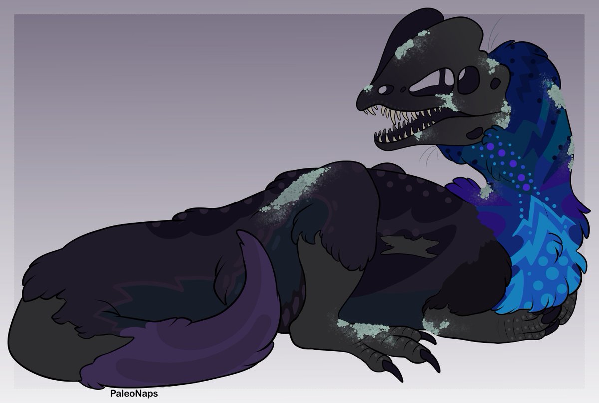 PaleoNaps's tweet image. #paleoart #dinosaur #paleoghost #dilophosaurus