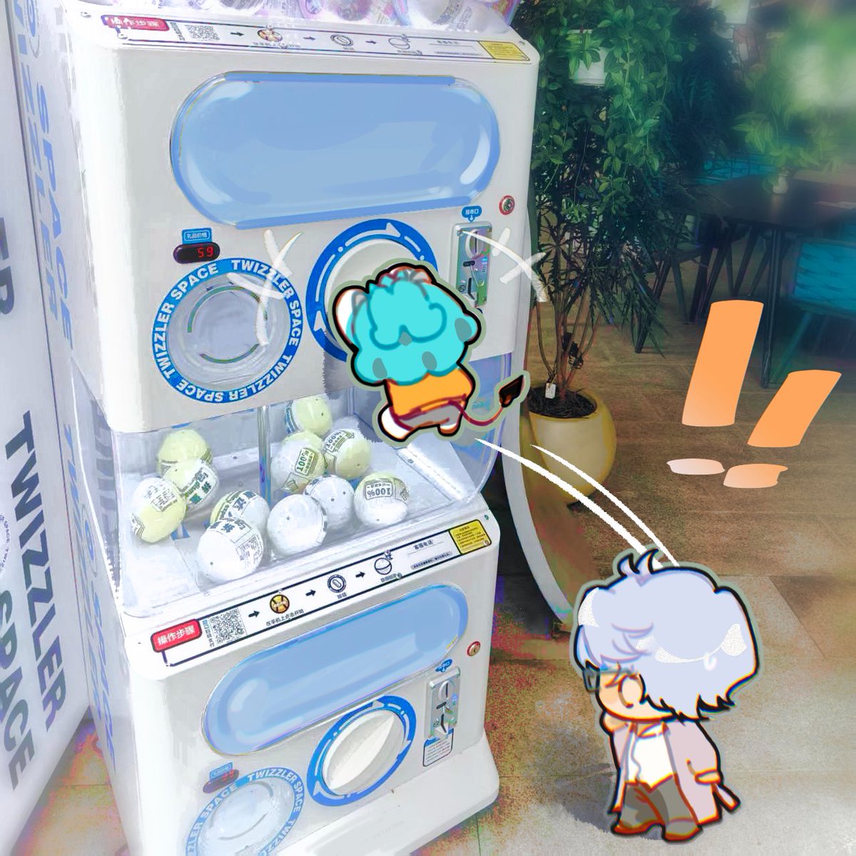 HuionTab's tweet image. Leonard and Leon are out enjoying a perfect spring day.

#huion #OC #originalcharacter #digitalart