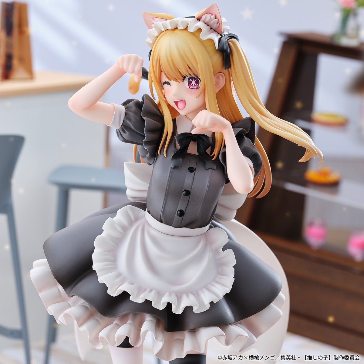 union_creative's tweet photo. ／
 📢ご予約受付中
＼

　【推しの子】ルビー 猫メイドver.

　― 1/6スケール完成品フィギュア ―
―――――――――――――――――― 
▶通常版
https://t.co/70FvpDacDe
▶限定版
https://t.co/Dotv9wC2h2

予約締切：2026年8月31日まで

#推しの子