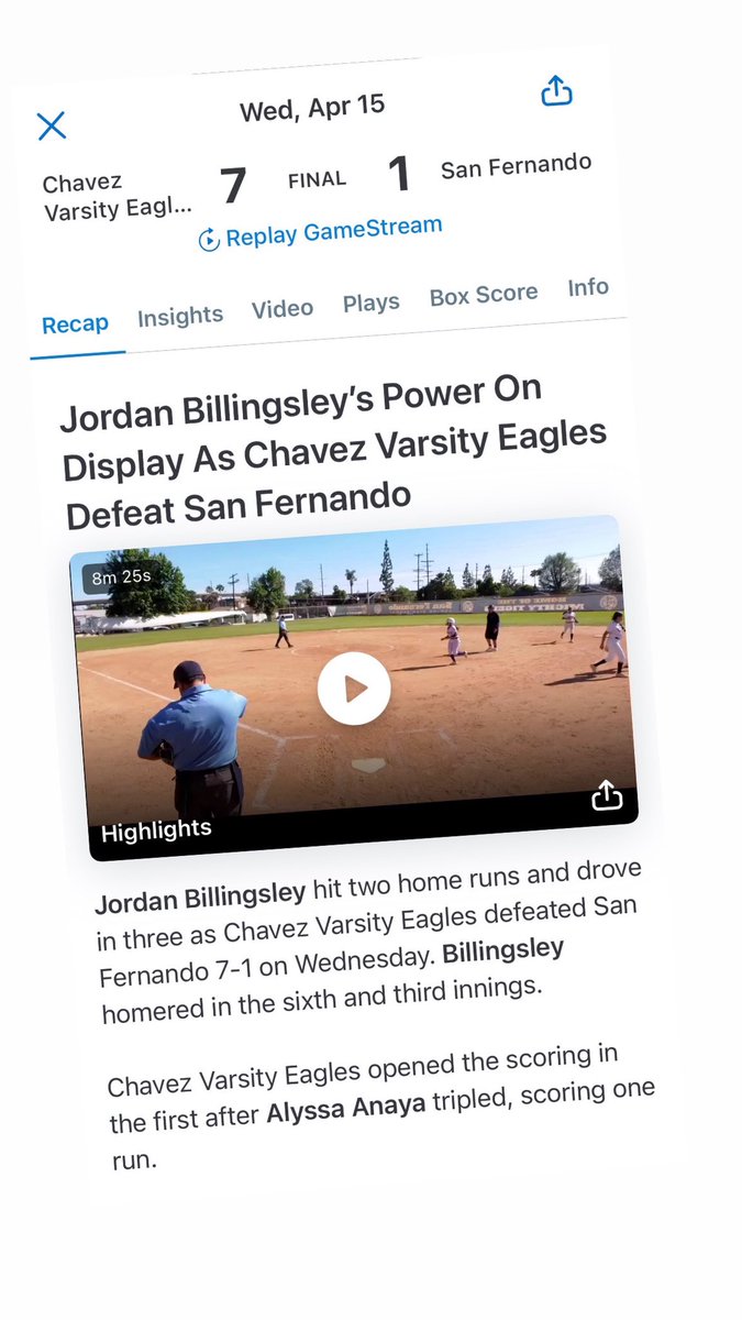 JordanB_3's tweet image. Yesterday with 2 more HomeRuns sophomore Year C/O 2028 
Catcher/3B |GPA 4.0 #StudentAthlete 
@BoostSoftball @LegacyLegendsS1 @CoastRecruits @TAProfileAPP @PrepSoftball @SBRRetweets 
@tc_collegecoach @ncsa @EliteSoftballR1 
@NCSA_Softball @coachbri_amg  @amgodoysoftball @CIFSS