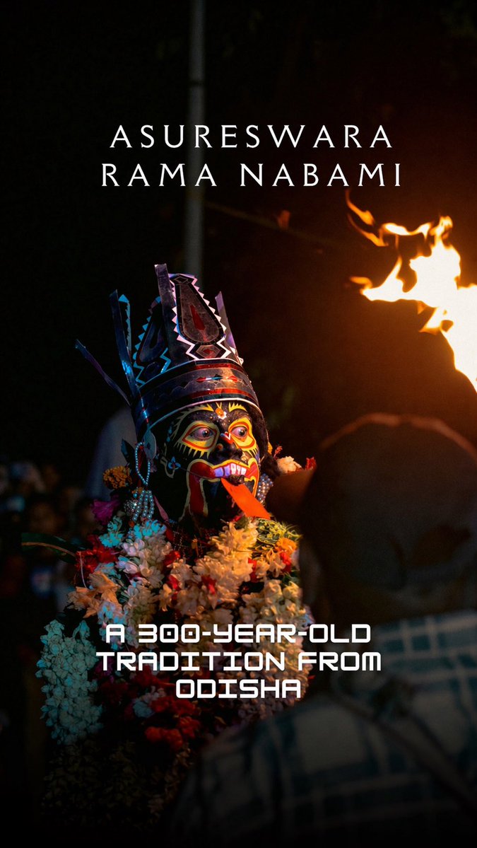 Udayan_Sarathi's tweet image. This is my Rama.
300+ years of Asureswara Rama Nabami: No stagecraft, no cinema—just pure, living tradition. 

“Aali Raja Jhulana, Olkana Melana au Asureswara Rama Nabami”

#Odisa #Heritage #RamNavami #India
Thread ~
@heritageMaz @odisha_tourism @BBSRBuzz @IndiaTourism_EU