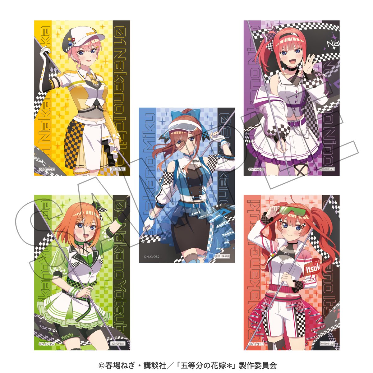 GetsoshiMart's tweet photo. 予約期間中にゲツオシマート公式ショップにて
TVスペシャルアニメ「#五等分の花嫁＊」 商品（レースアンバサダーテーマ限定）を
ご購入いただいたお客様には、購入特典（ハーフブロマイド）をご用意しております！ https://t.co/B3JBwZ4zV5