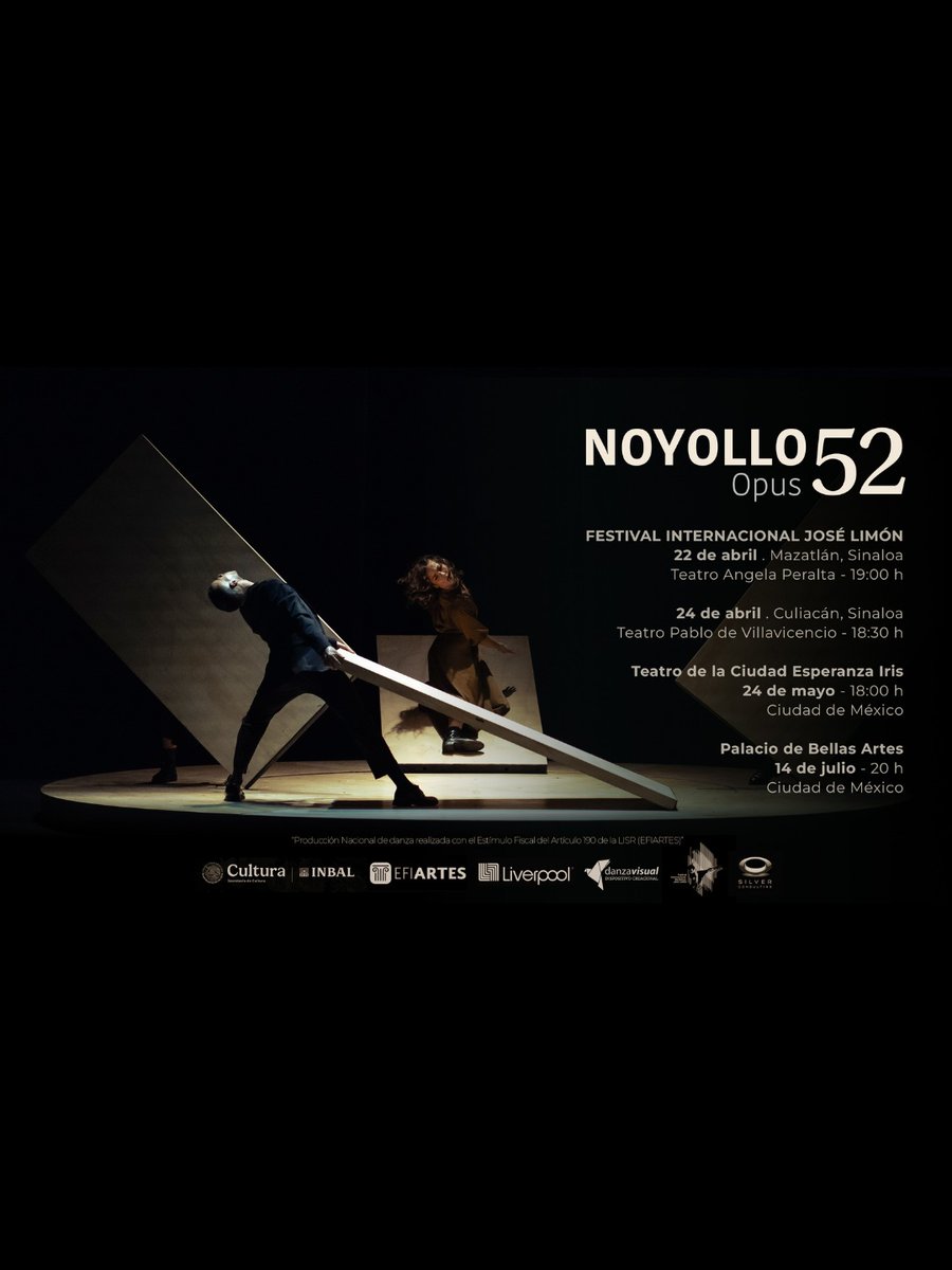 DanzaVisual's tweet photo. Rogelio Marín, con trayectoria internacional en la escena operística europea, es parte fundamental de Noyollo Opus 52.

Director musical y responsable del diseño sonoro de la obra, su trabajo integra voz y música en una propuesta que dialoga entre tradición y contemporaneidad. https://t.co/cv55Tqij1J